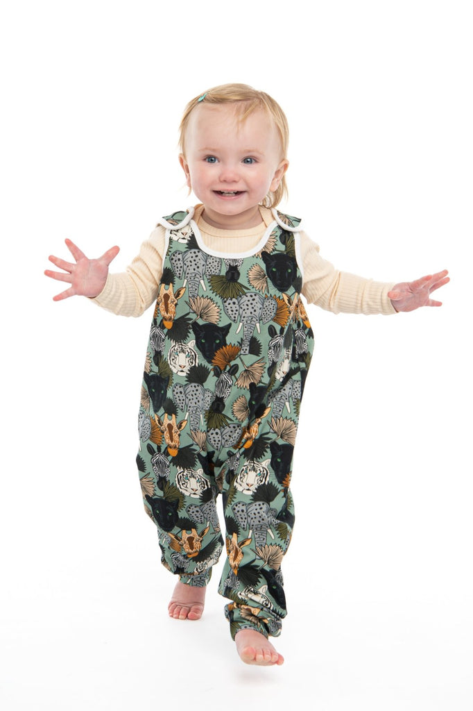 'Jungle Fever' Dungaree/ Romper - CharleysWildWorld