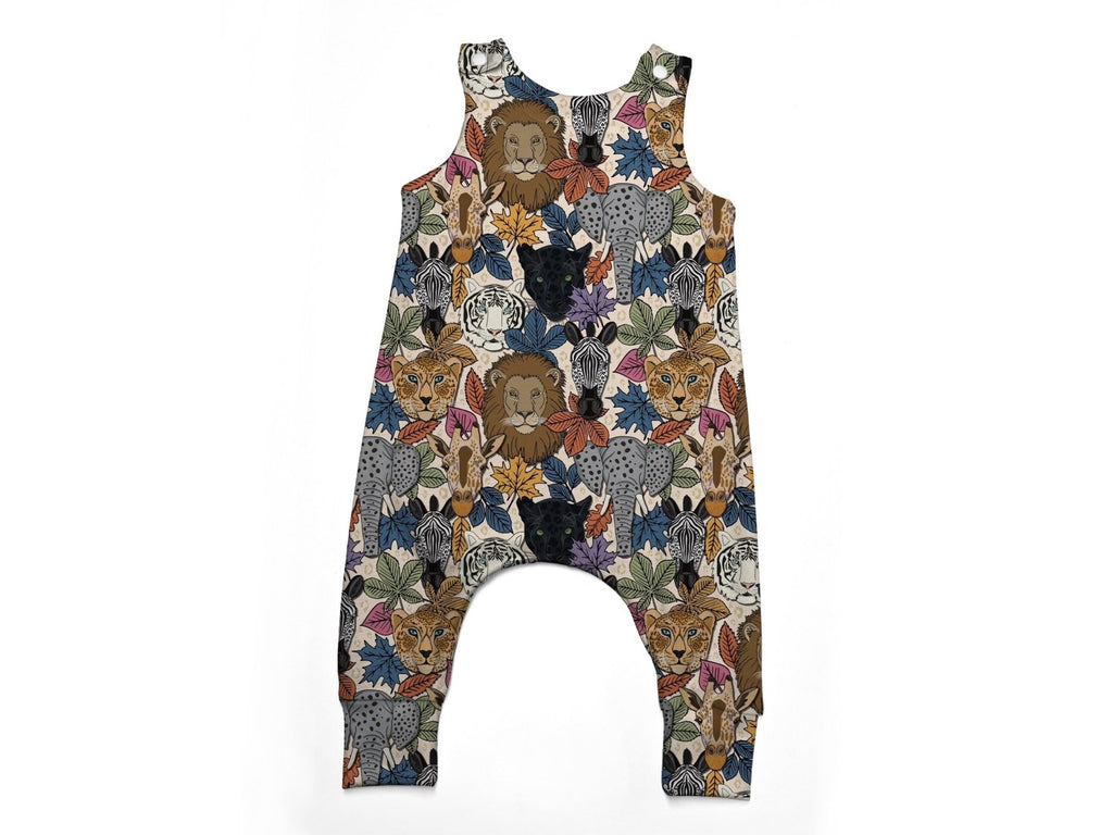 Jungle Leaves Romper/Dungaree - Charley's Wild World