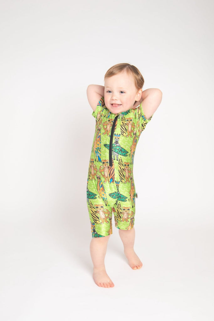 Ocean Child Swimsuit: Green - CharleysWildWorld