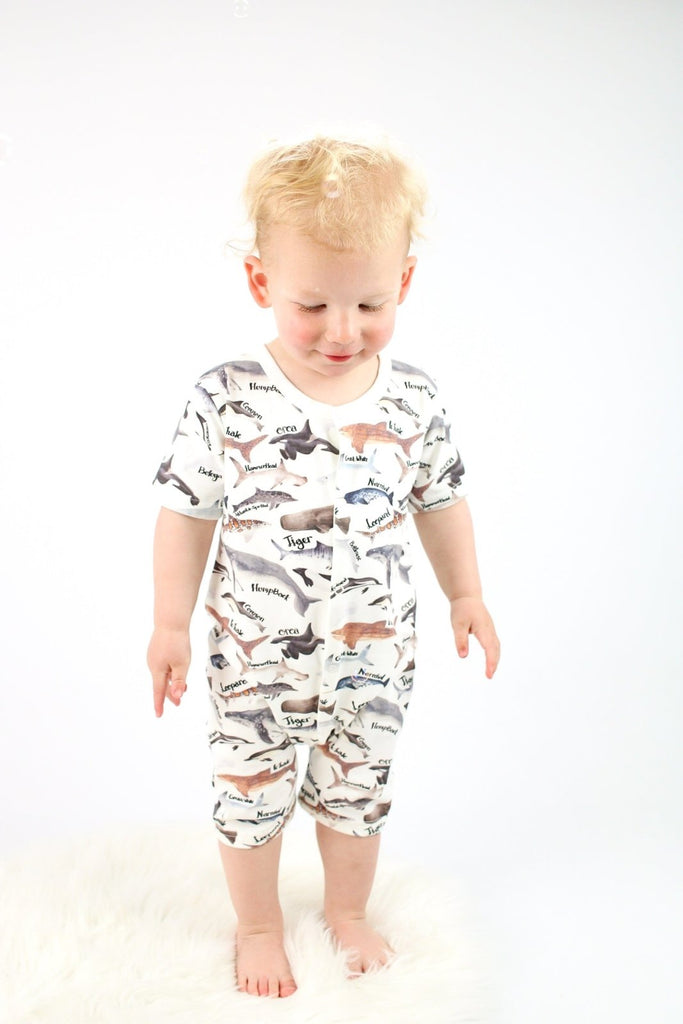 'Ocean Child' T-Shirt Romper - CharleysWildWorld