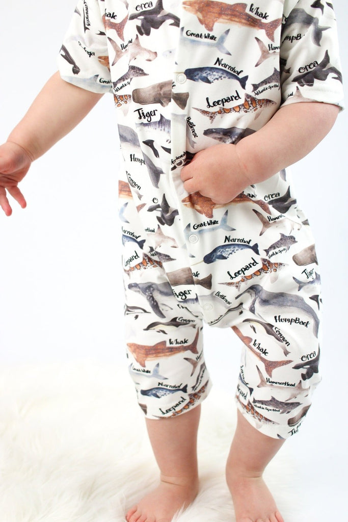 'Ocean Child' T-Shirt Romper - CharleysWildWorld