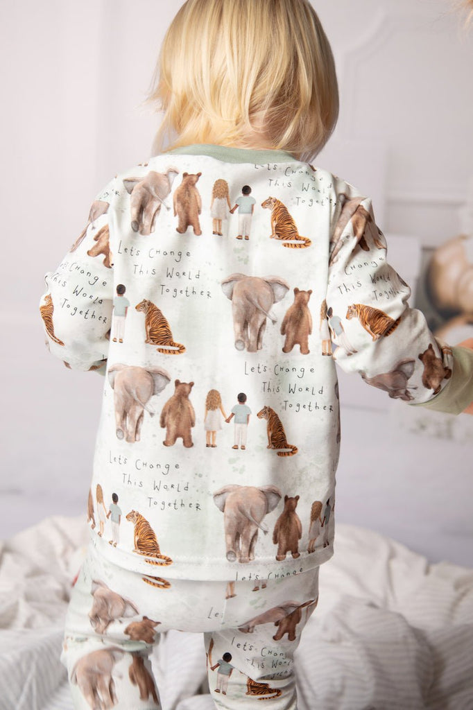 Pyjamas 'Let’s Change This World Together' - CharleysWildWorld