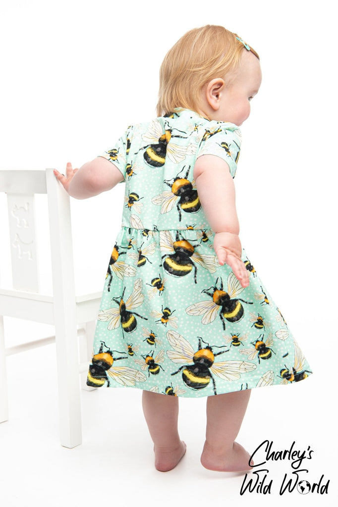 'The Bee's Knees' Short Sleeved Dress - CharleysWildWorld