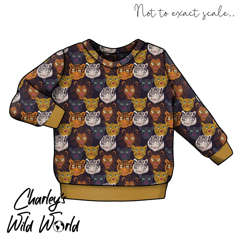Wild Cat Sweatshirt - CharleysWildWorld